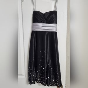Spaghetti strap cocktail dress